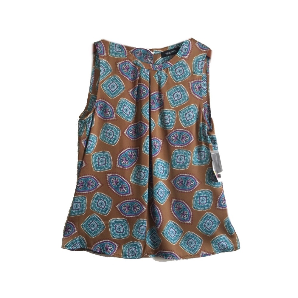 💲19 price drop Nine West brown blue brandy